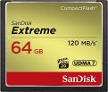SanDisk SDCFXSB-064G Extreme Compact Flash 120MB-s 85mb-s 64GB RETAIL (619659123710)