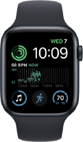 Apple Watch SE (2022) GPS 44mm Midnight Aluminium Case with Midnight Sport Band M-L ZKMRE93QRA A2723 (195949004667) - EU Spec