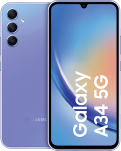 Samsung A346B-DSN Galaxy A34 Dual 5G 128GB 6GB RAM Light Violet (Doublesealed) (8806094813876) - EU Spec