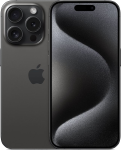 Apple iPhone 15 Pro Dual eSIM 128GB Black Titanium (A3102) (195949018572) - EU Spec