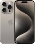 Apple iPhone 15 Pro Dual eSIM 128GB Natural Titanium (A3102) (195949018930) - EU Spec