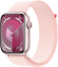 Apple Watch Series 9 GPS 45mm Pink Aluminium Case with Light Pink Sport Loop (MR9J3ET-A) Pink